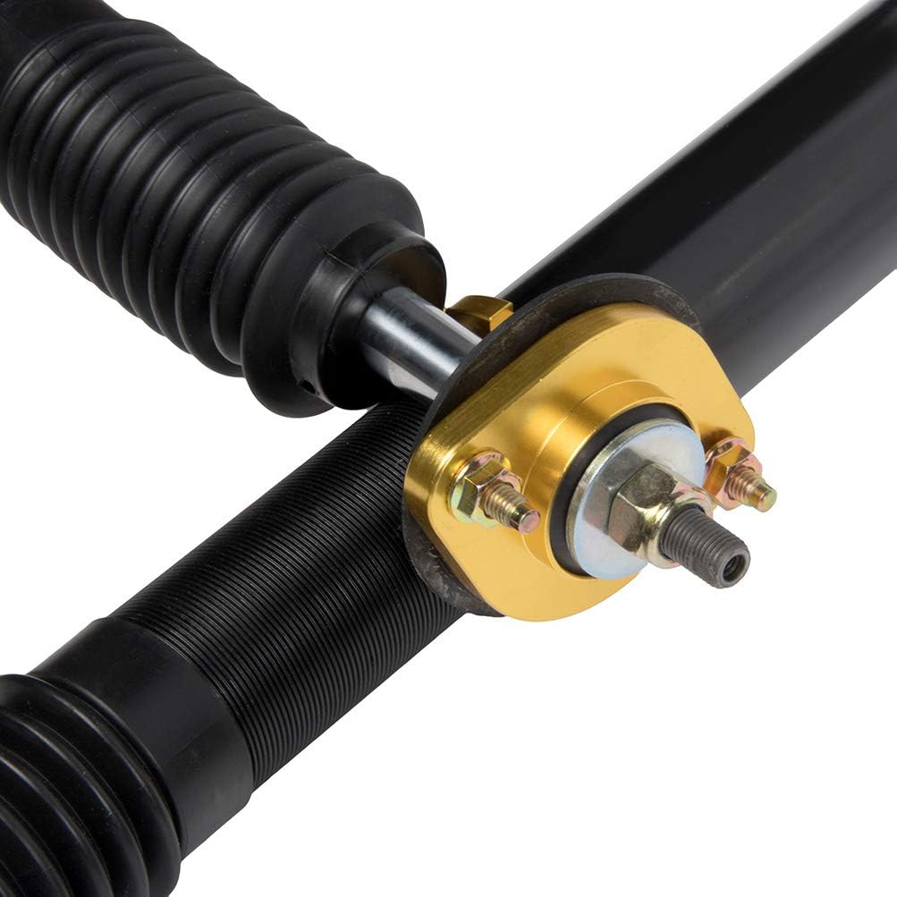 Coilover Struts Spring Shocks Adjustable Height Coilovers Suspension Struts Coil Spring Shocks and Struts Full Set Kits ECCPP Fit for 2001-2005 BMW 320i /2000 BMW 323Ci /1998-2000 BMW 323i