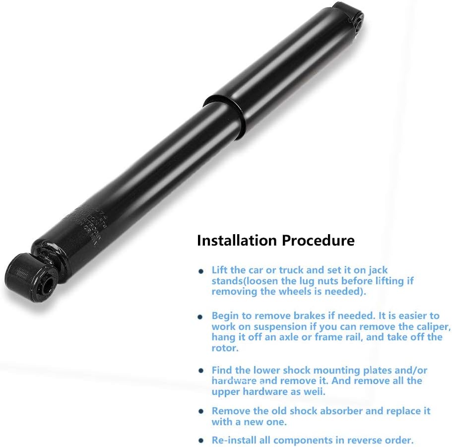 Shocks Absorbers,ECCPP Set of 2 Rear Shock Strut Kits Compatible with 2005-2015 for Chevy Silverado 1500,2007 2008 2009 2010 2011 2012 2013 2014 2015 for GMC Sierra 1500 345074 911533