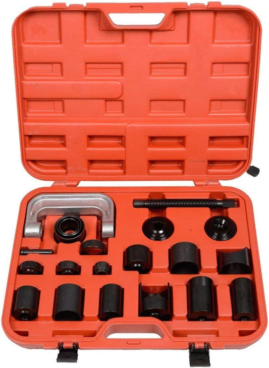 21PCS Master Ball Joint Press, Ball Joint Service Kit Upper and Lower Ball Joint Removal Tool Set Ball Joints Installs and Removes Designed for 2WD/4WD Vehicle