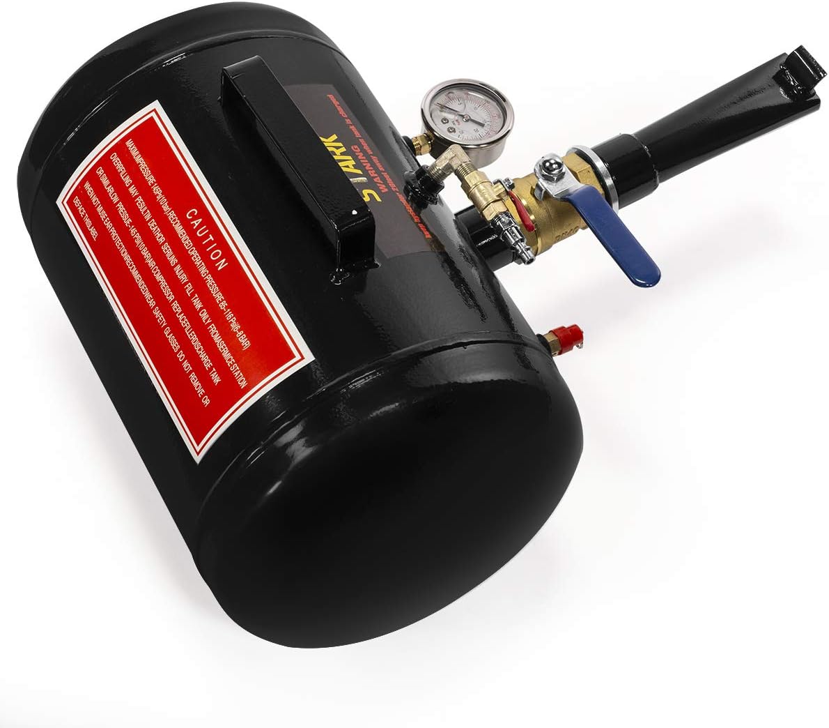 XtremepowerUS 5-Gallons Bead Seater Tire Blaster Air Tire Bead Seater Blaster Seating Tire Inflator Car Truck Tractor Seating Tool with Pressure Gauge