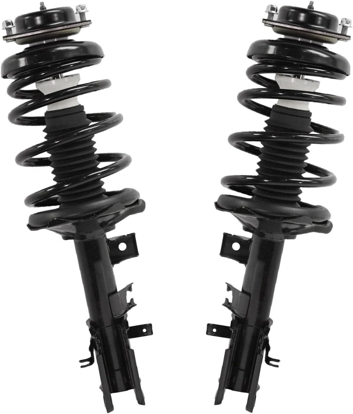 Detroit Axle - 4WD Struts Shocks for 1999-2001 Nissan Pathfinder 2001 Infiniti QX4, 2 Front Struts with Coil Spring Assembly 2 Rear Shock Absorbers Replacement Suspension Kit