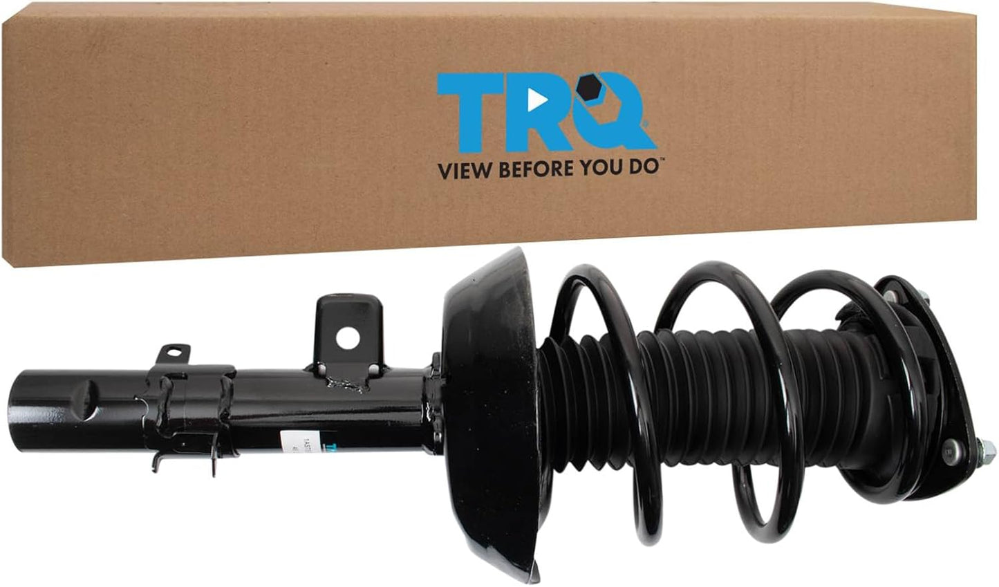 TRQ Front Left Complete Strut & Coil Spring Assembly Drivers Side Compatible with 2011-2017 Honda Odyssey