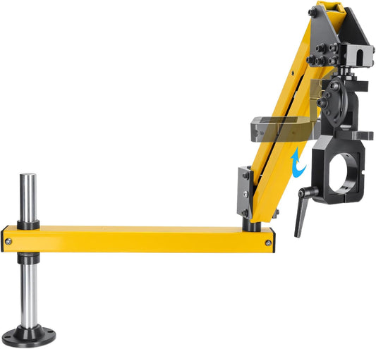 Aluminum Tapper Bracket,Drill Bracket,360 Degree Tapping Machine Flexible Arm,Screwdriver Wrench Handheld Hardware Tools(Universal Clamp 60MM/2.36in)