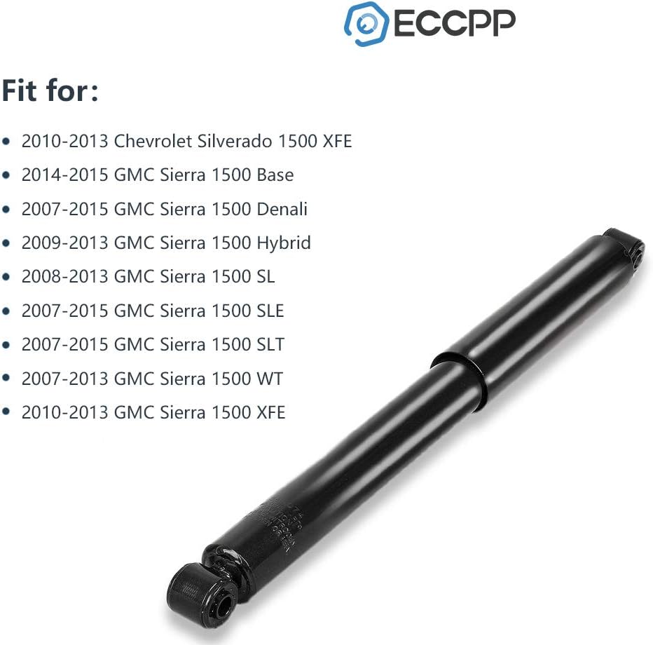 Shocks Absorbers,ECCPP Set of 2 Rear Shock Strut Kits Compatible with 2005-2015 for Chevy Silverado 1500,2007 2008 2009 2010 2011 2012 2013 2014 2015 for GMC Sierra 1500 345074 911533