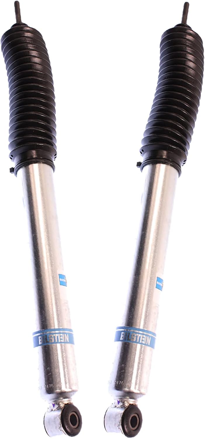 Bilstein 5100 Series Set of Front & Rear Monotube Shocks fits 2005-2015 Tacoma 4WD with 0-1" Rear Lift | Provides 0-2.5" Front Lift | Includes TrendsAuto Decal