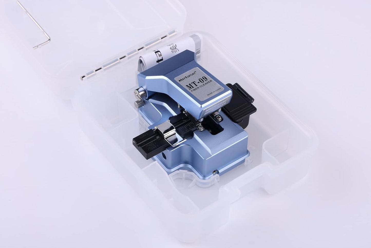 12 Ribbon Fiber Optic Cleaver High Precision and Fully Automatic Fiber Cutter Tool (Blue)