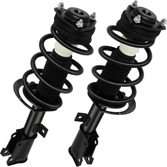 ASAPE 2PCS Front Complete Struts Assembly w/Coil Spring Fit for 2009 2010 2011 2012 2013 2014 2015 2016 2017 for Dodge Journey Shock Absorber Assembly Replaces OE 172509 172510
