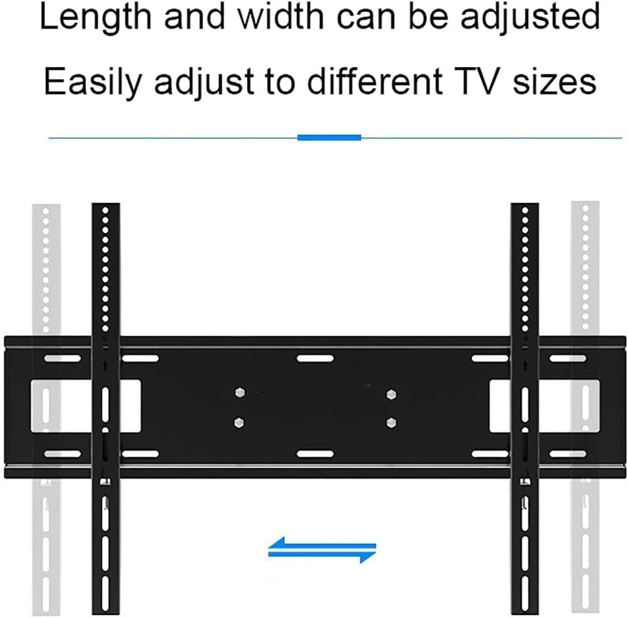TV Wall Bracket Adjustable Ceiling TV Mount Bracket - TV Wall Mount Bracket, Telescoping Outdoor TV Mount, for 50-110Inch Flat Sn TVs for 26-70 inch TVs