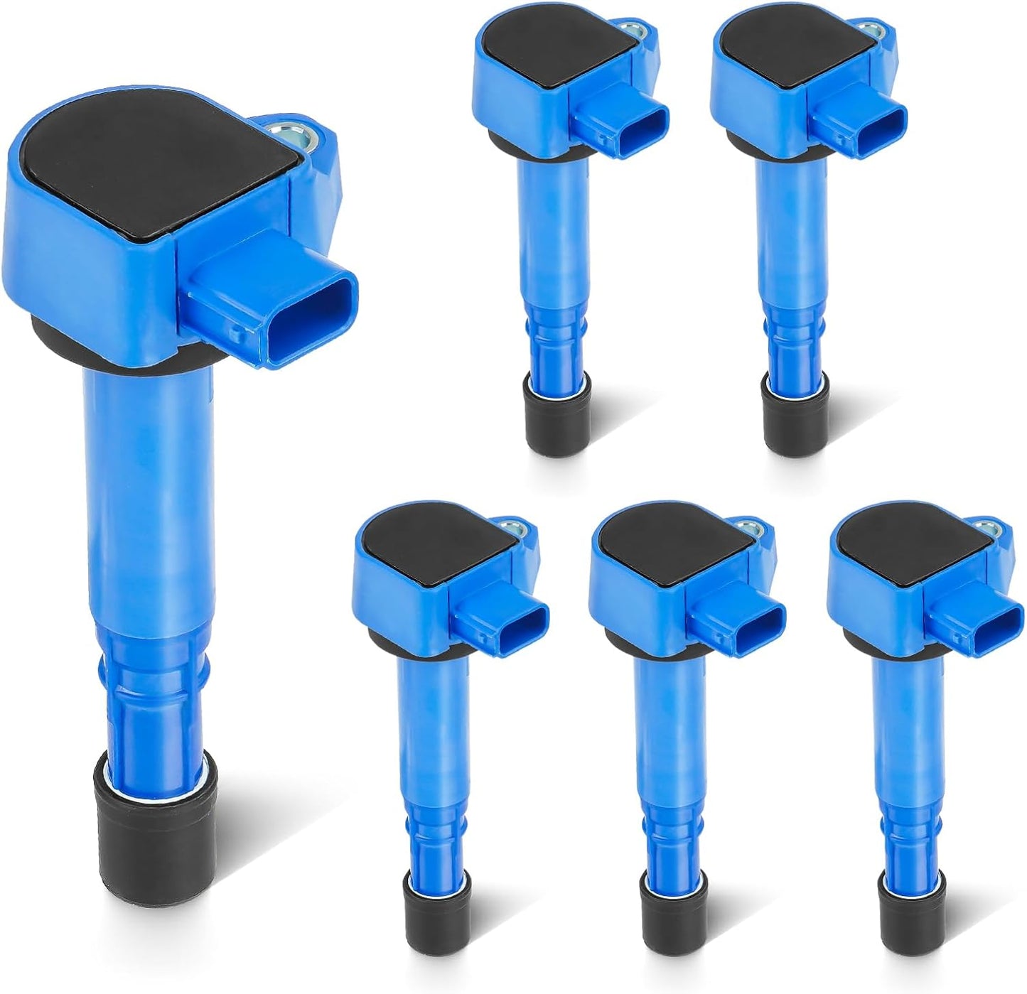 Set of 4 Ignition Coil Pack 3.5L Compatible with 2001-2005 Honda Civic 1.7L Acura MDX 3.5L, 2003-2005 Pilot, 2006-2008 Ridgeline Replace UF400 5c1451