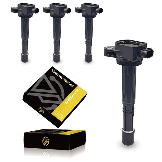 4 PCS Ignition Coil Pack Compatible with Honda CR-V Civic Element Acura CS 2.0L 2.4L OEM 30520-PNA-007 UF583 UF311
