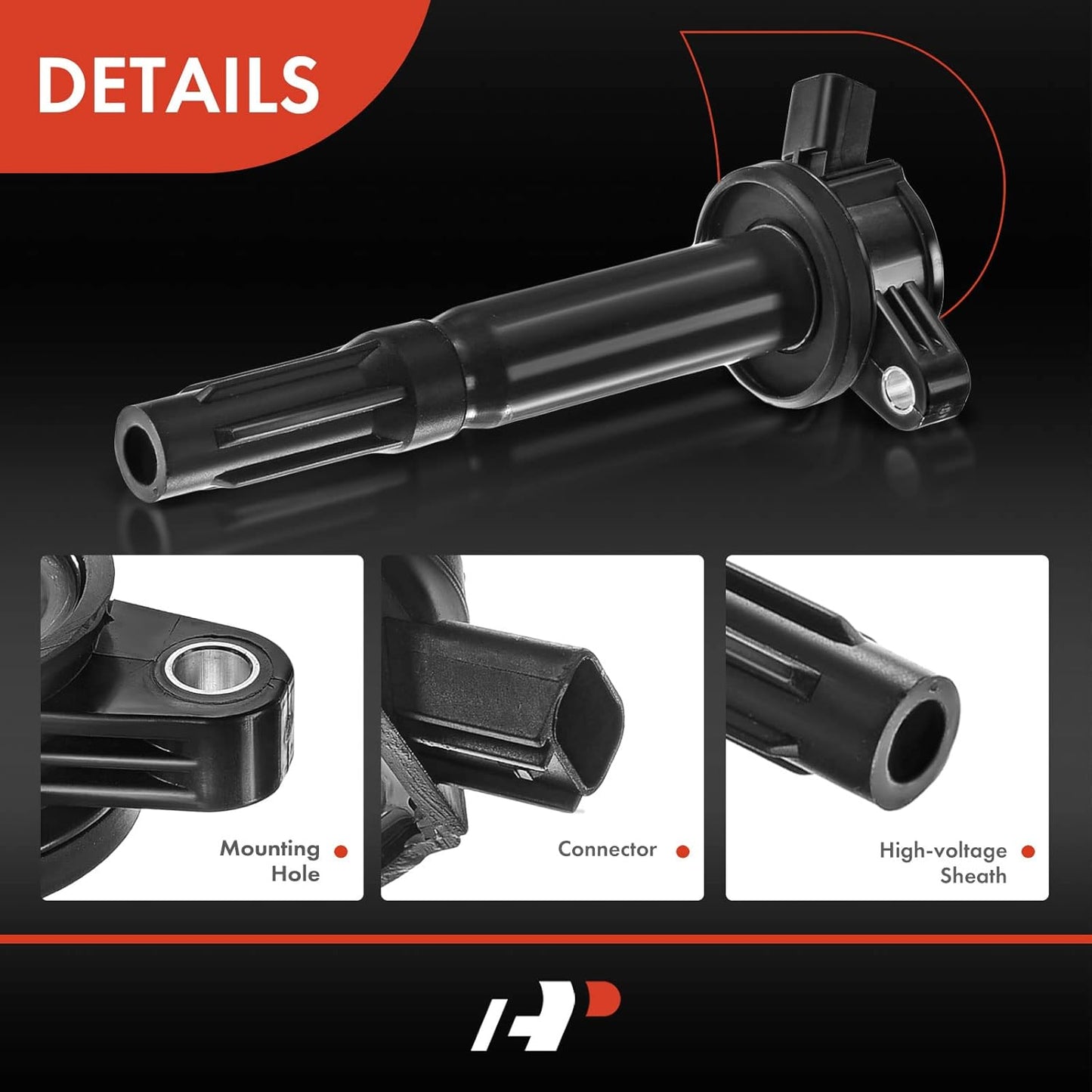 A-Premium Engine Ignition Coil Packs Compatible with Ford Fusion 2006-2012 Escape Mercury Mariner Milan Lincoln Zephyr Mazda Tribute V6 3.0L 6-PC Set