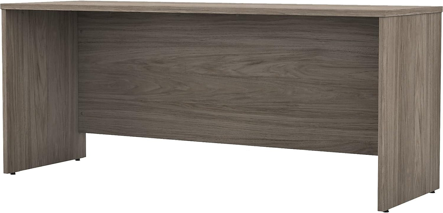 Bush Business Furniture Studio C 72W x 24D Credenza Desk in Natural Elm, Computer Table for Home or Professional Office