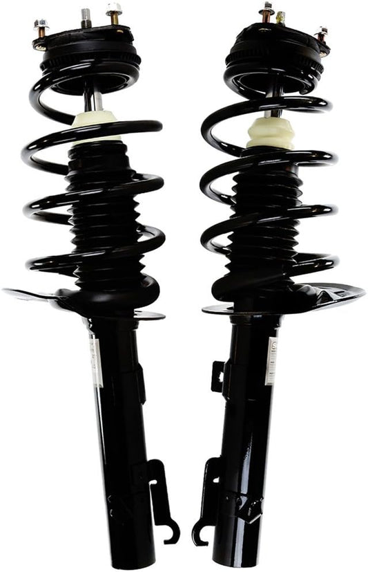 AutoShack Front Complete Strut & Coil Spring | Replacement for 2008-2011 Ford Focus | 2-PC