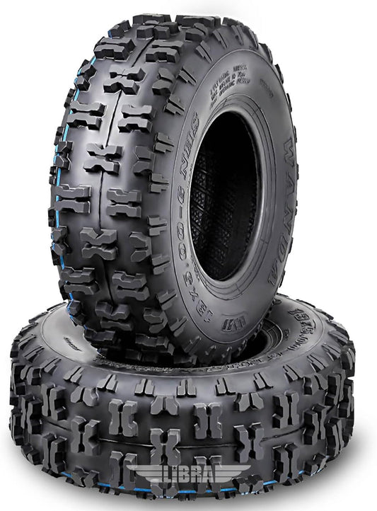 WANDA Set of 2 Go Cart ATV tires 13X5-6 13x5x6 2PR