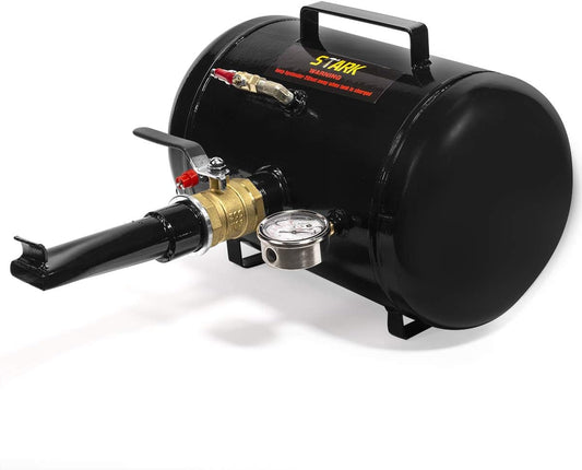 XtremepowerUS 5-Gallons Bead Seater Tire Blaster Air Tire Bead Seater Blaster Seating Tire Inflator Car Truck Tractor Seating Tool with Pressure Gauge