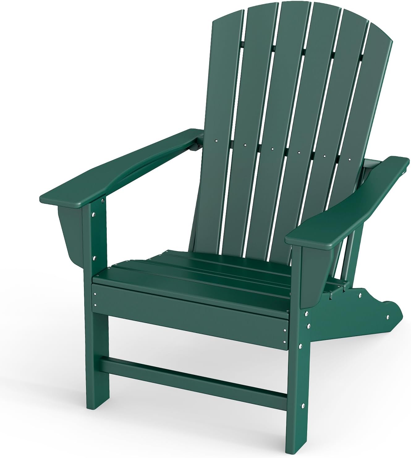 BRIOPAWS Adirondack-Chairs-Set of 4 | Fire Pit Chair | Oversized | HDPE Plastic | Weather Resistant | for Deck Outdoor Poolside Campfire | Blue