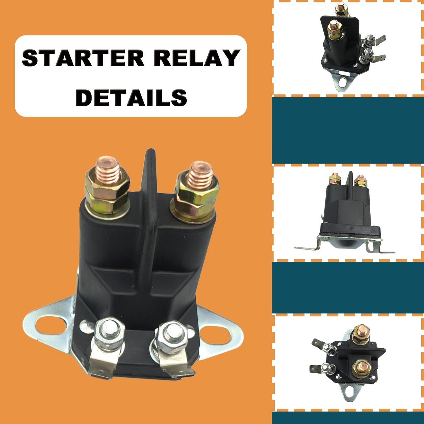 2 pack 21171-0742 Ignition Coils Module for Kawasaki FH721V FH601V FH641V FH661V FH680V Lawn Mowers Engine with Starter Solenoid Relay &Spark Plug,Replaces for KM 21171-0713 21171-7039 21171-0745