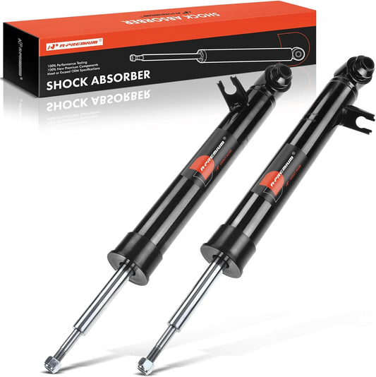A-Premium Rear Strut Shock Absorber Compatible with BMW X5 2007-2013, X6 2008-2014, 2-PC Set