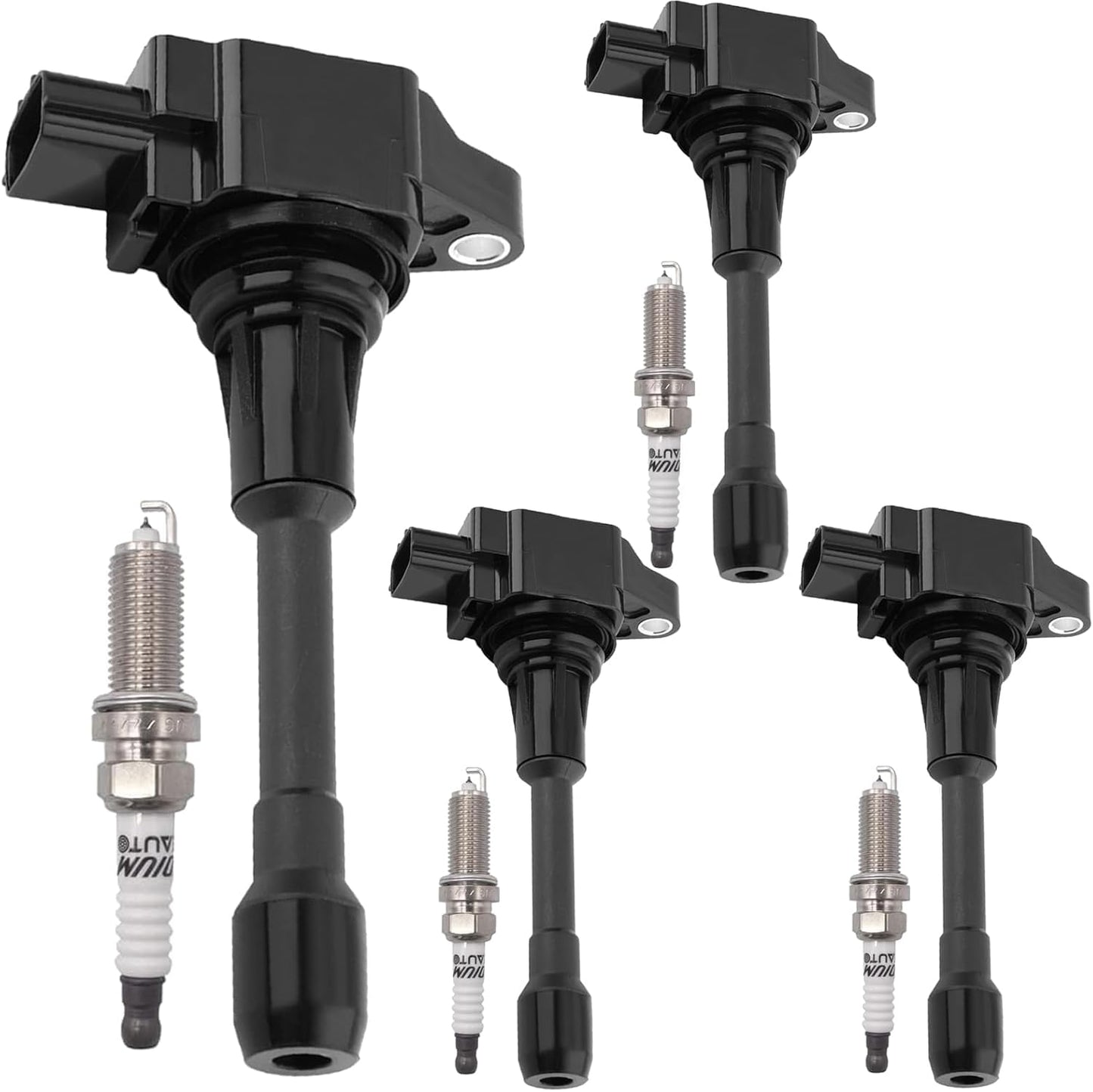 UF549 Ignition Coil Pack 22448ED000 Set of 4 Fit For Nissan Sentra,Altima,Versa,Rogue,Cube,Urvan,NV200,Pathfinder 2007-2015&INFINITI QX60 2014 2015 1.6L 1.8L 2.0L 2.5L L4