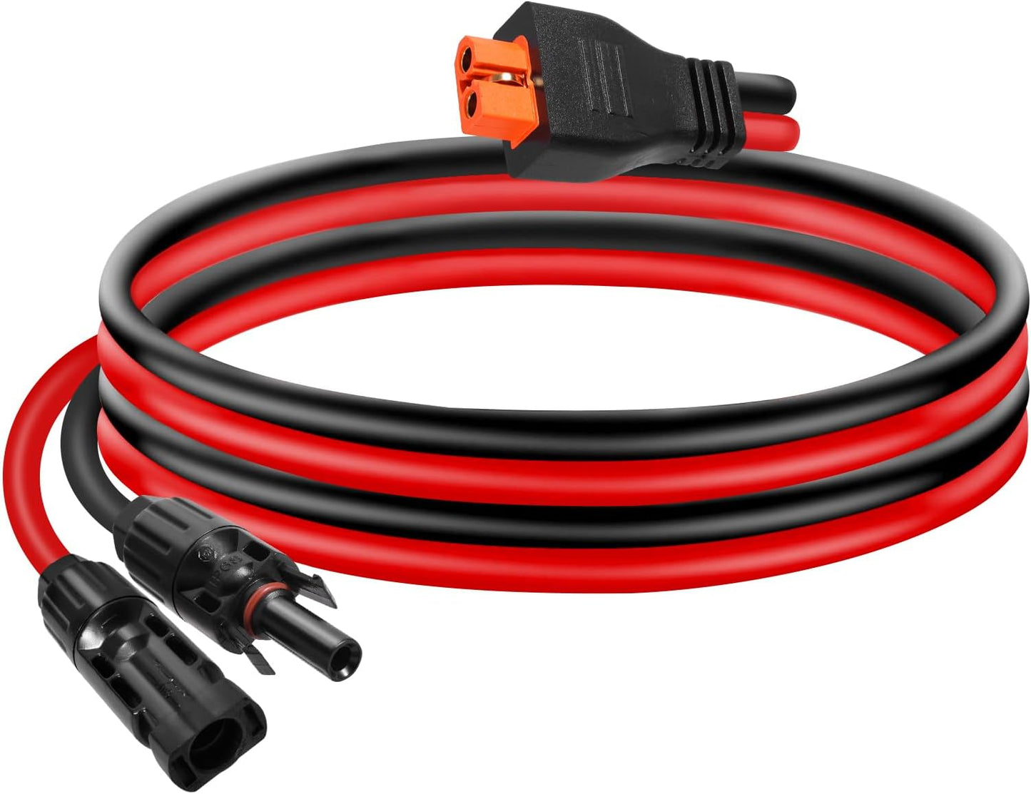 10AWG Tinned Copper Wire XT60i to Solar Panel Connector Extension Cable 35FT – Heavy-Duty Solar to XT60i Cable for RC Batteries, Drones, Solar Power Systems, and Renewable Energy Applications