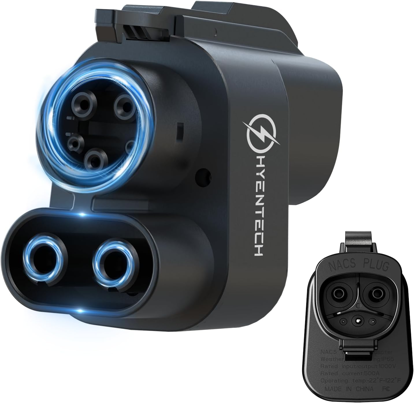 2025 Upgraded NACS to CCS Adapter [Max 500A 1000V],Tesla Supercharger to CCS1 Charger Adapter,Fast Charge Tesla Supercharger Adapter Compatible withFord,Rivian,GM,Volvo and Polestar