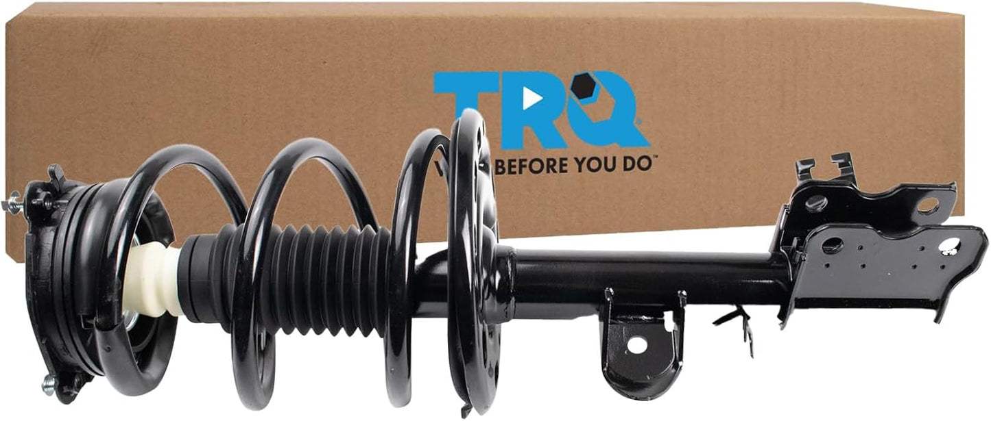 TRQ Front Left Complete Strut & Coil Spring Assembly Drivers Side Compatible with 2011-2017 Honda Odyssey