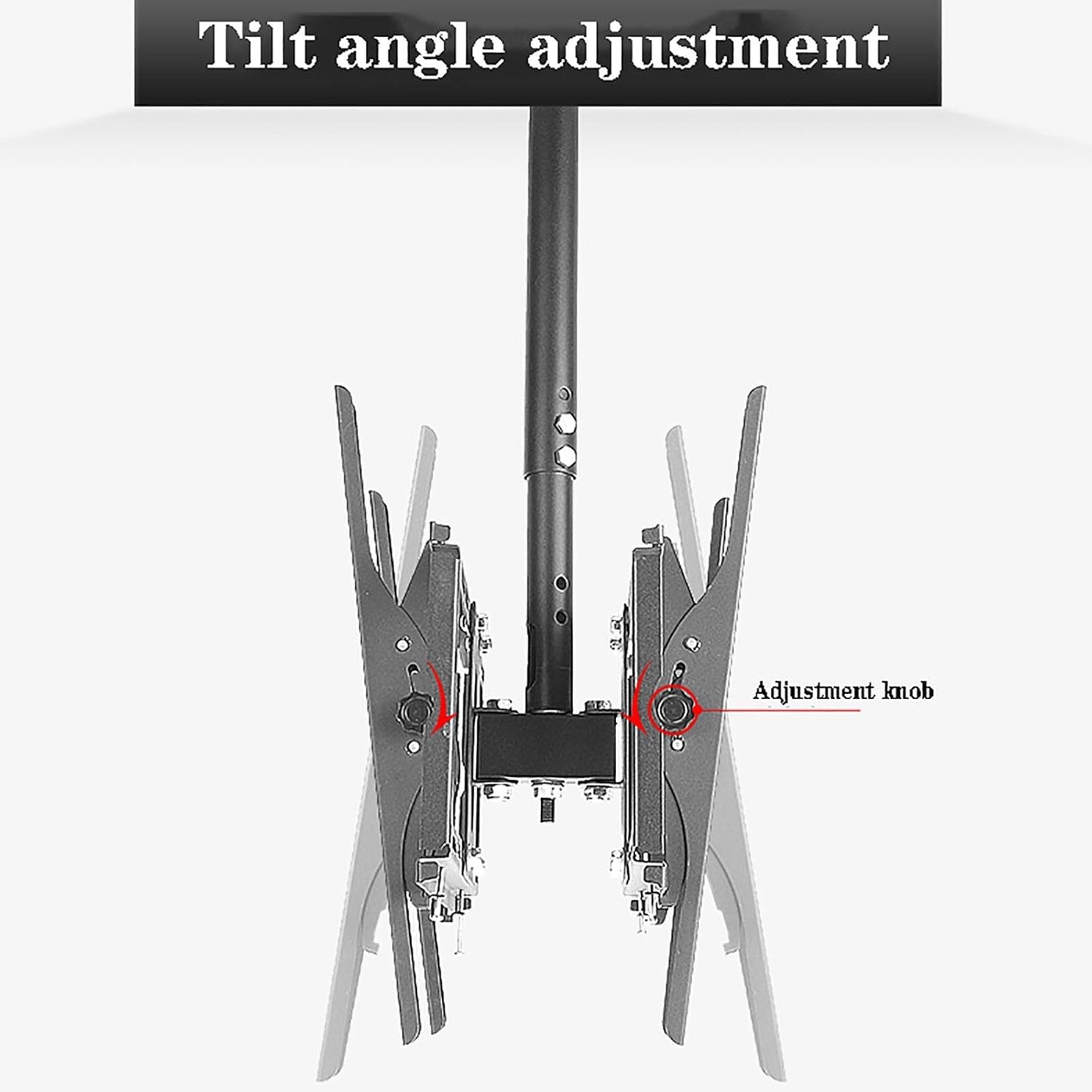 TV Wall Mount Bracket Ceiling Mount for 32" 55" TVs Universal Compatibility Easy in Tion Sturdy Design Maximize Space Perfect for Home Theater