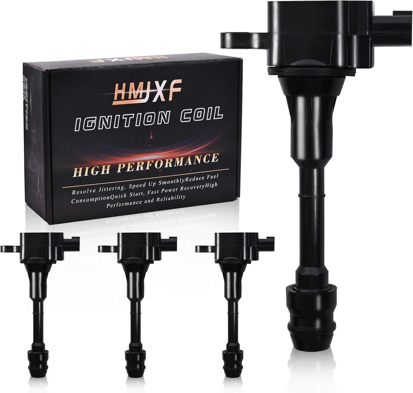 Set of 6 Ignition Coil Packs UF595 UF553 5C1652 E1053 DG520 Compatible with Ford Lincoln Taurus Explorer F-150 Mustang Transit 150 250 350 MKS MKT MKX MKZ - 3.5L 3.7L V6