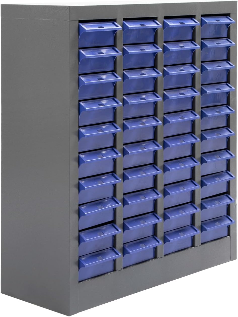 100-Drawer Parts Storage Cabinet – Multi-Purpose Organizer for Screws, Bolts, Nails, Craft Supplies, Legos, Makeup & Tools – Compact Plastic Drawer Unit for Garage, Workshop, Classroom & Home