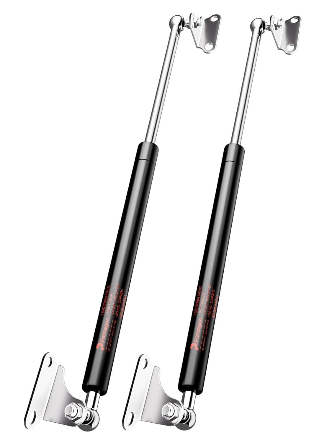 36 Inch 120 Lb(96-132lbs) 534N Gas Struts for Heavy Lid, Rv Storage Bed Lift Heavy Duty Shock，36'' Spring Kit with Mounting Brackets, 2pack