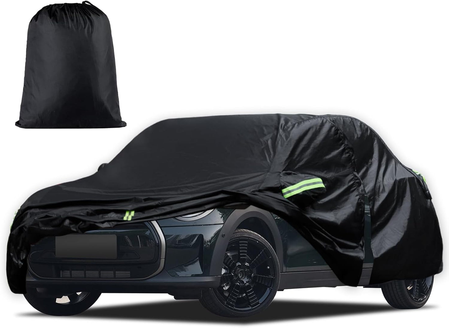 Car Cover Custom Fit for Ford Mustang 1994-2025, for Chevy Camaro 2010-2025, Waterproof All Weather Full Exterior Cover Rain Hail Sun Protector Car Cover with Door Zipper