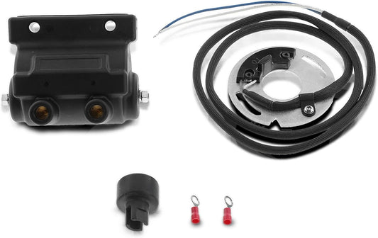 A-Premium Ignition Coil Kit Dual Fire DSK6-1 Compatible with Harley-Davidson Sportster 883 1987-2003, with Coil