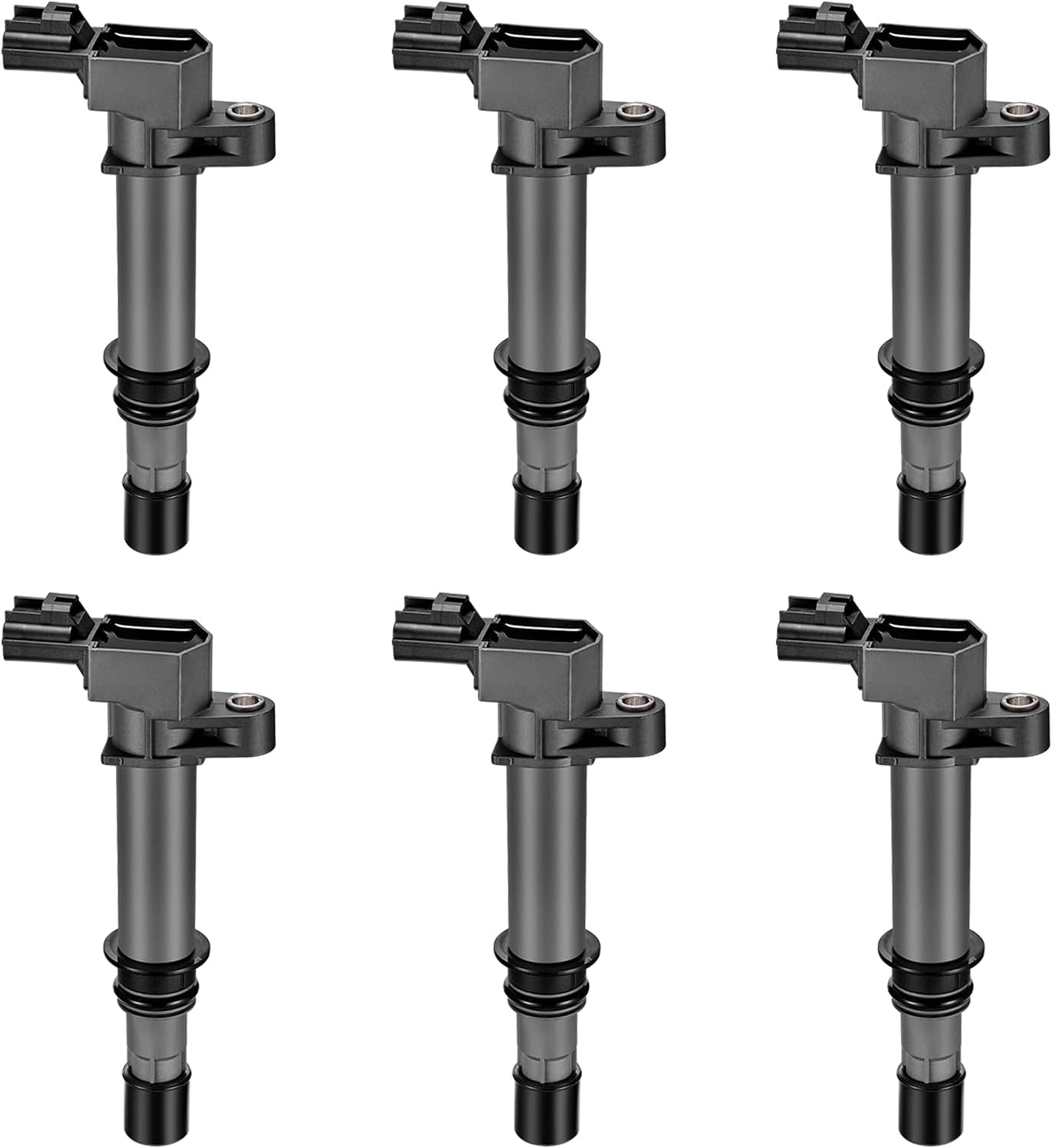 BDFHYK Ignition Coil Pack UF807 and Iridium Spark Plugs 93175 Compatible with Chrysler Pacifica Dodge Durango Jeep Grand Cherokee Wrangler Ram 1500 3.6L V6 68223569AB LKR7DIX-11S, Sets of 6
