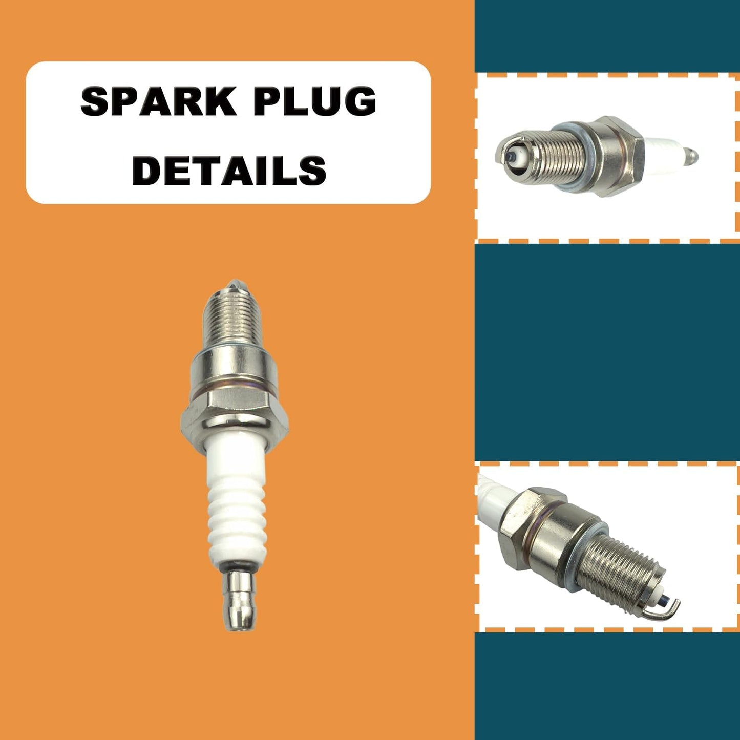 2 pack 21171-0742 Ignition Coils Module for Kawasaki FH721V FH601V FH641V FH661V FH680V Lawn Mowers Engine with Starter Solenoid Relay &Spark Plug,Replaces for KM 21171-0713 21171-7039 21171-0745