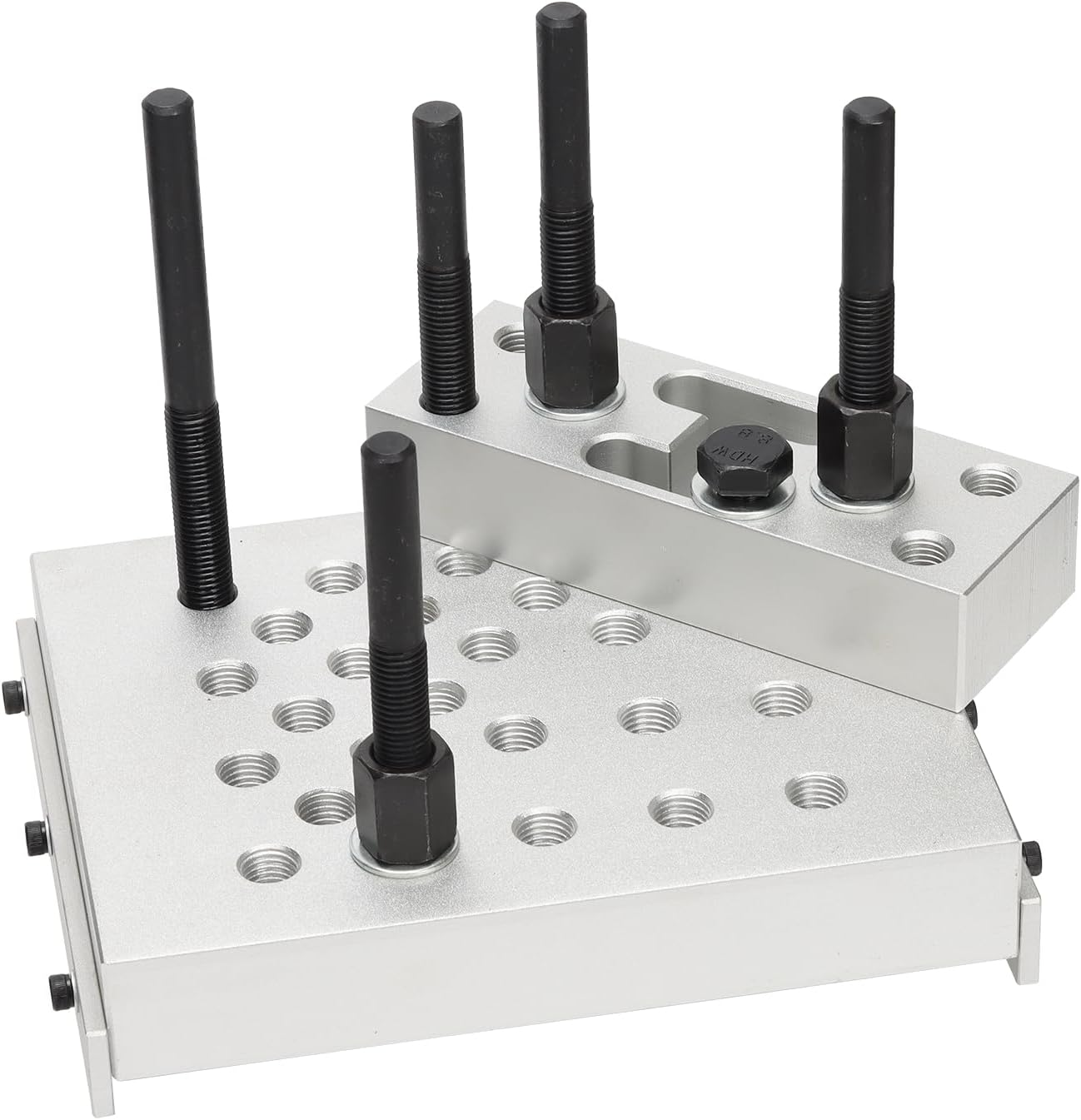 Universal Drill Press Support Block Plate Tool Set Kit, 30 Ton – Bearing and Bushing Repair Removal Installation