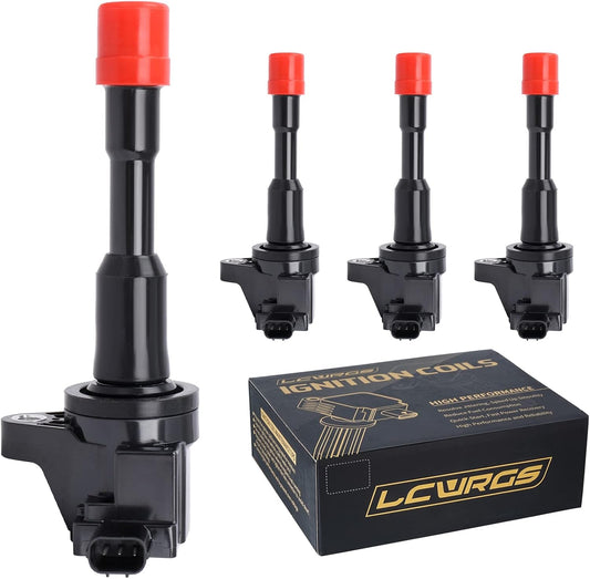 Set of 4 Ignition Coils Fits for 1.3 L4 Honda Civic Hybrid 2003 2004 2005 2006 2007 2008 2009 2010 2011 Coil Packs Replaces UF374