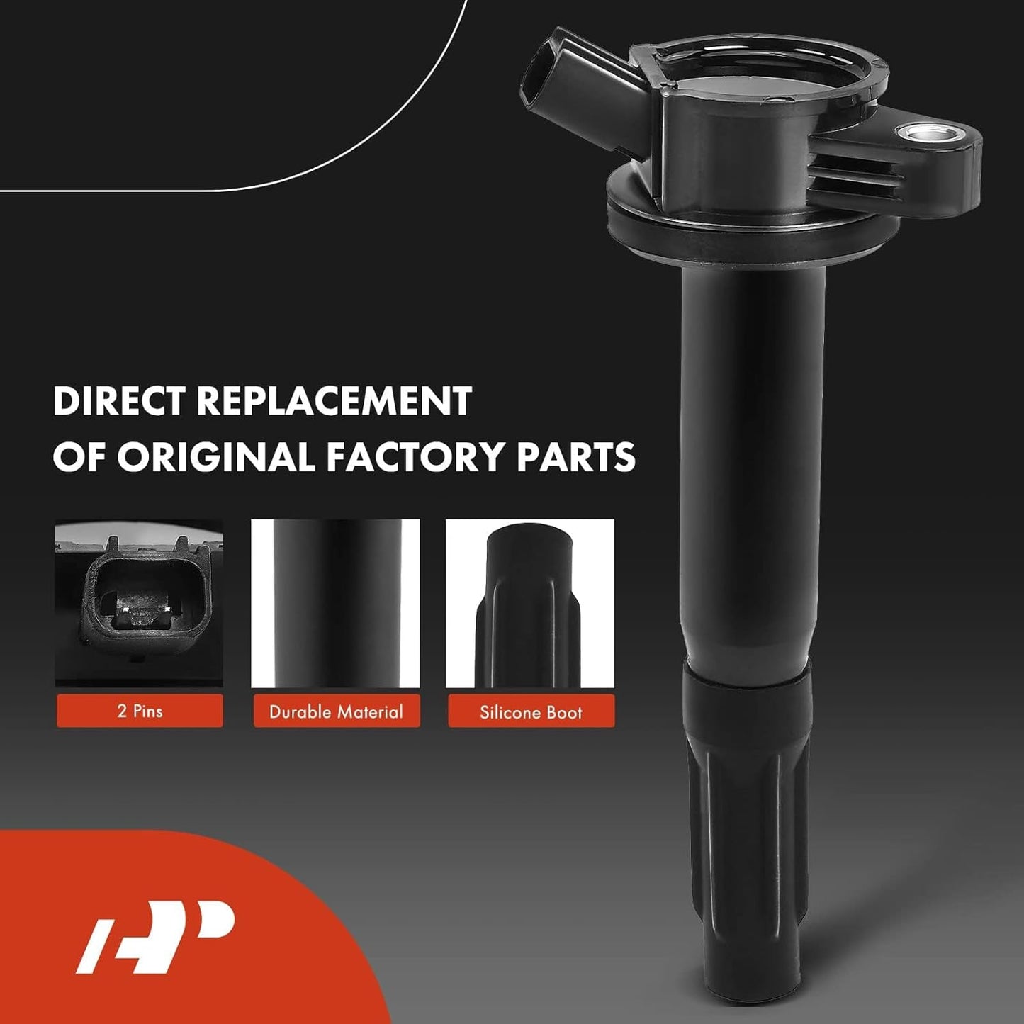 A-Premium Ignition Coils and Spark Plugs Kits Compatible with Ford Fusion 2006-2012, Escape 2009-2012 & Lincoln Zephyr 2006 & Mercury Mariner 2009-2011, Milan 2006-2011, 3.0L 6-PC Set