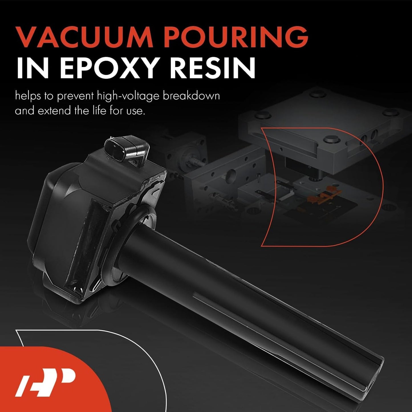 A-Premium 3 Ignition Coils with 3 Wire Compatible with Toyota Camry 1996-2001, Sienna 1998-2000, Avalon 1996-1999, Solara 1999-2003 & Lexus ES300 1996-2001, 3.0L