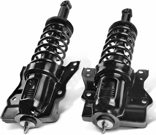 A-Premium Rear Pair (2) Complete Shock Strut & Coil Spring Assembly Compatible with Hyundai Sonata 2000-2005 & Kia Optima 2001-2006