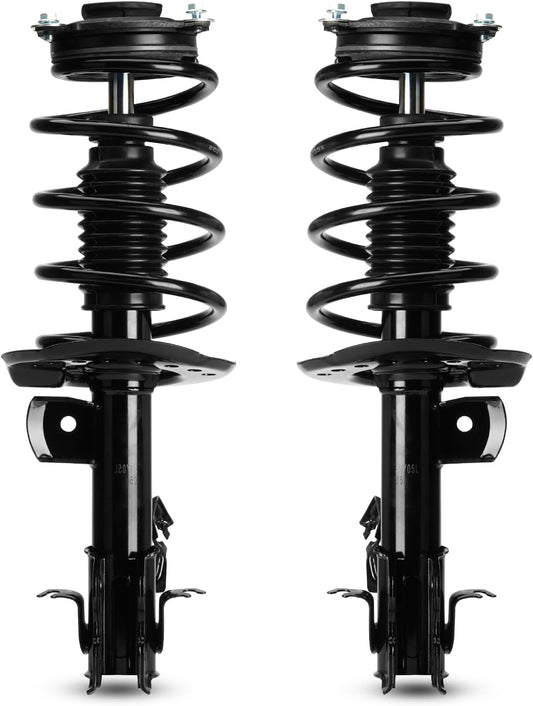 172948 172947 Front Strut Shock w/Coil Springs for 2014-2016 Nissan Sentra, 2017-2019 Sentra ONLY 1.8L (S, SL, SR, SV) - [Exc. SR Turbo/Nismo Models], 2015 2018 Struts Shocks Absorbers Assembly