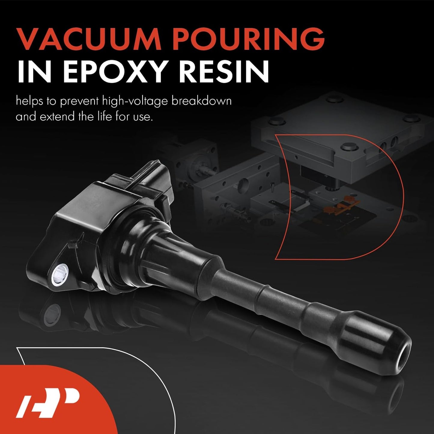 A-Premium 6PCS Ignition Coil Packs Compatible with Nissan & Infiniti Vehicles - 3.7L 5.0L 5.6L - 370Z 2009-2020, FX50 2009-2013, Q50 2014-2015, Q70 2014-2019, QX50 2014-2017