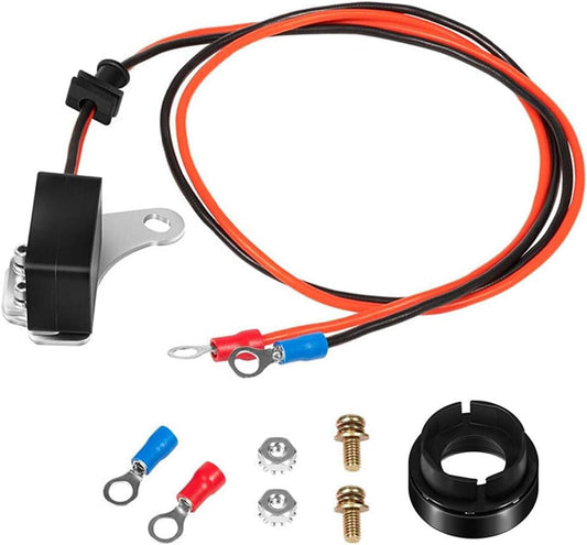 1281 Electric Ignition Conversion Kit Fit for Ford/Mercury/Lincoln 260 289 302 351 352 390 427 V8 8 Cylinder（1957-1974）Replacement For Pertronix Electronic Ignition