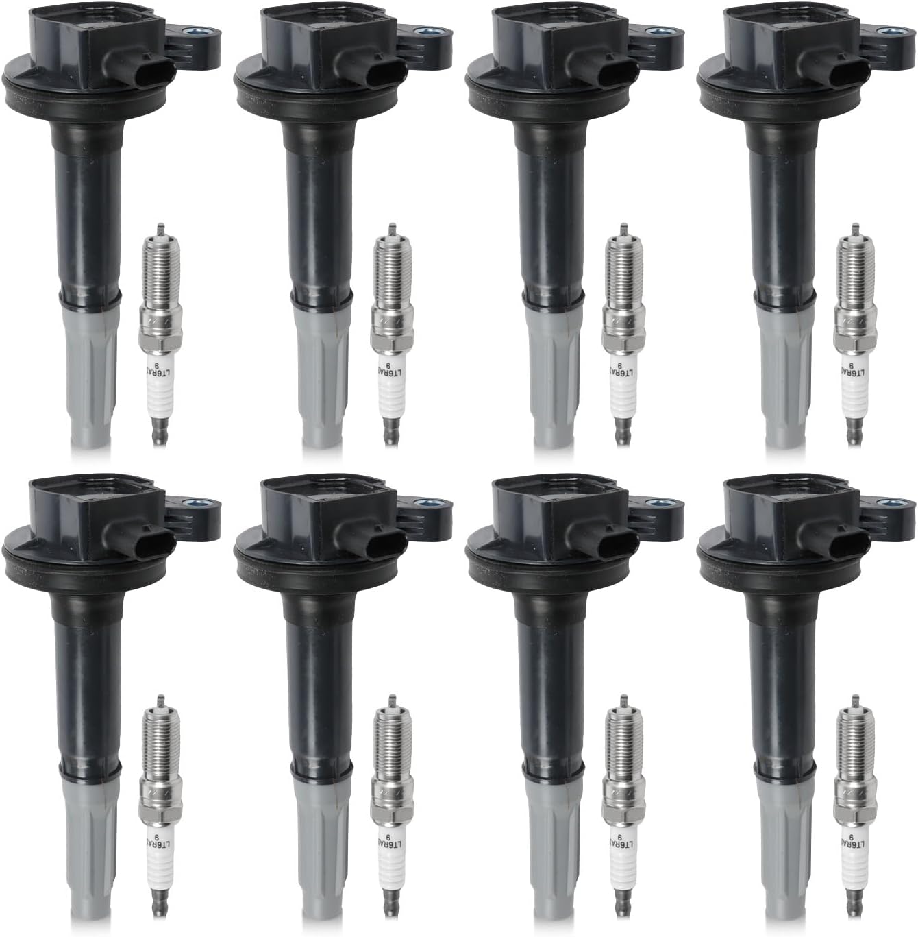 UF541 Ignition Coil Pack and Spark Plugs 90813 Replacement for 2006-2007 Mazda 5 Ignition Coil Set Of 4
