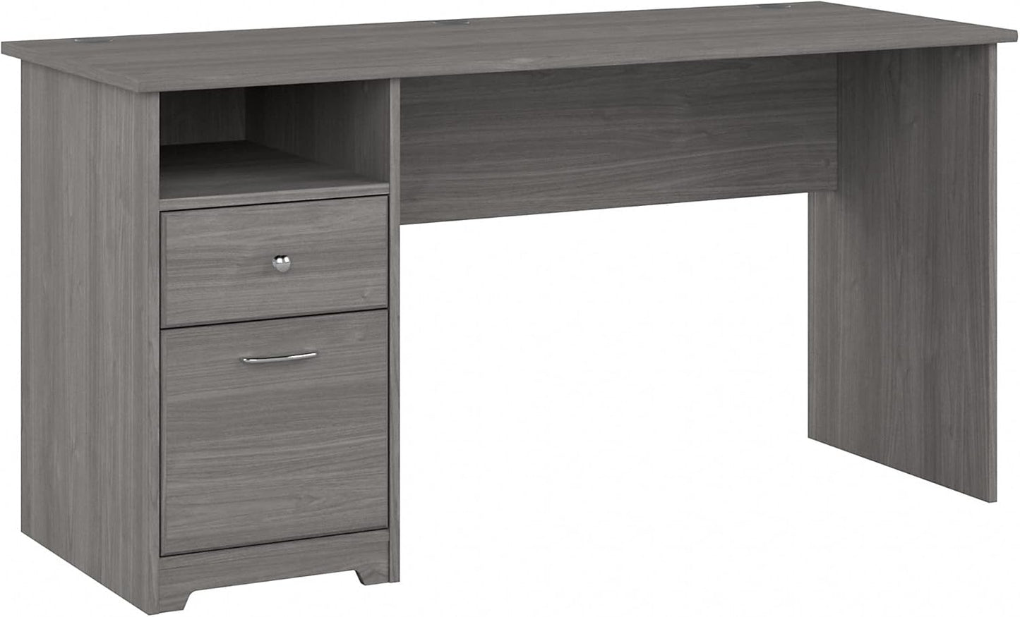 Bush Furniture Cabot 60W Computer Desk with Drawers in Espresso Oak, Workstation and File Storage, Desktop with Organization Solutions for Home Office