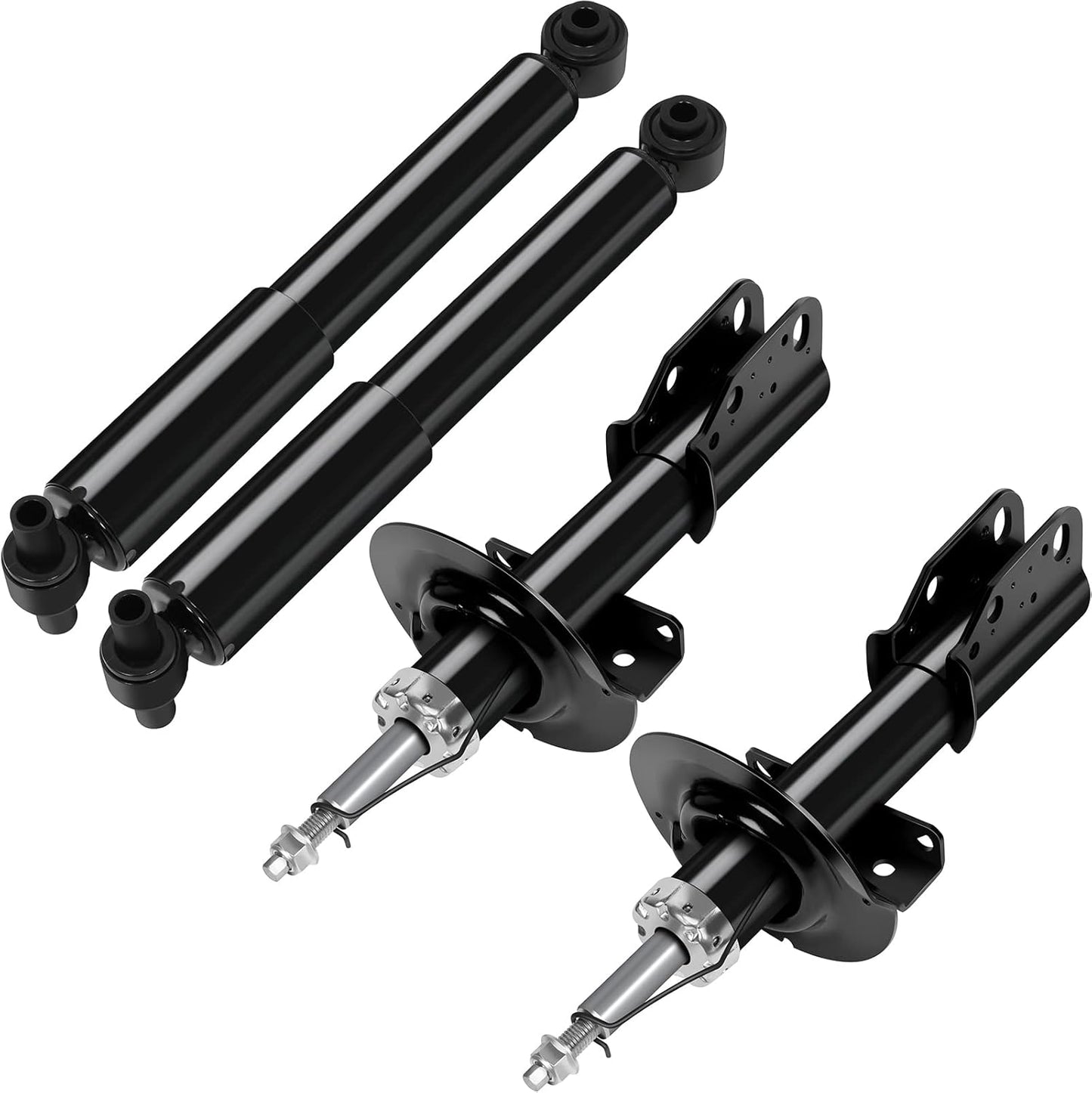 SCITOO Full Set Shocks for Enclave, Shocks Absorbers and Struts Fits 08 09 10 11 12 for Buick Enclave,09 10 11 12 for Chevy Traverse,07 08 09 10 11 for GMC Acadia,07 08 09 for Saturn Outlook