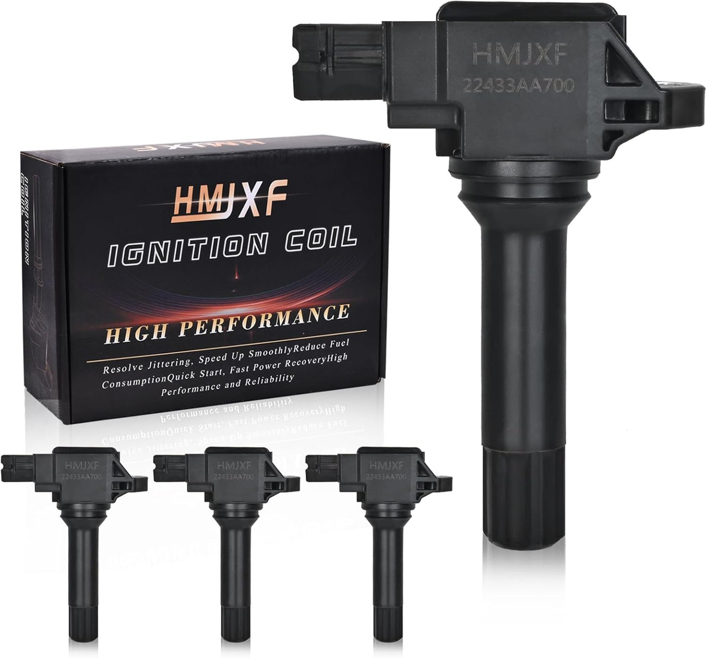 6PCS Ignition Coil packs UF807 0221504038 68223569AB/AC/AD COMPATIBLE WITH CHRYSLER PACIFICA VOYAGER DODGE DURANGO JEEP GLADIATOR GRAND CHEROKEE WRANGLER RAM 1500 3.5 V6
