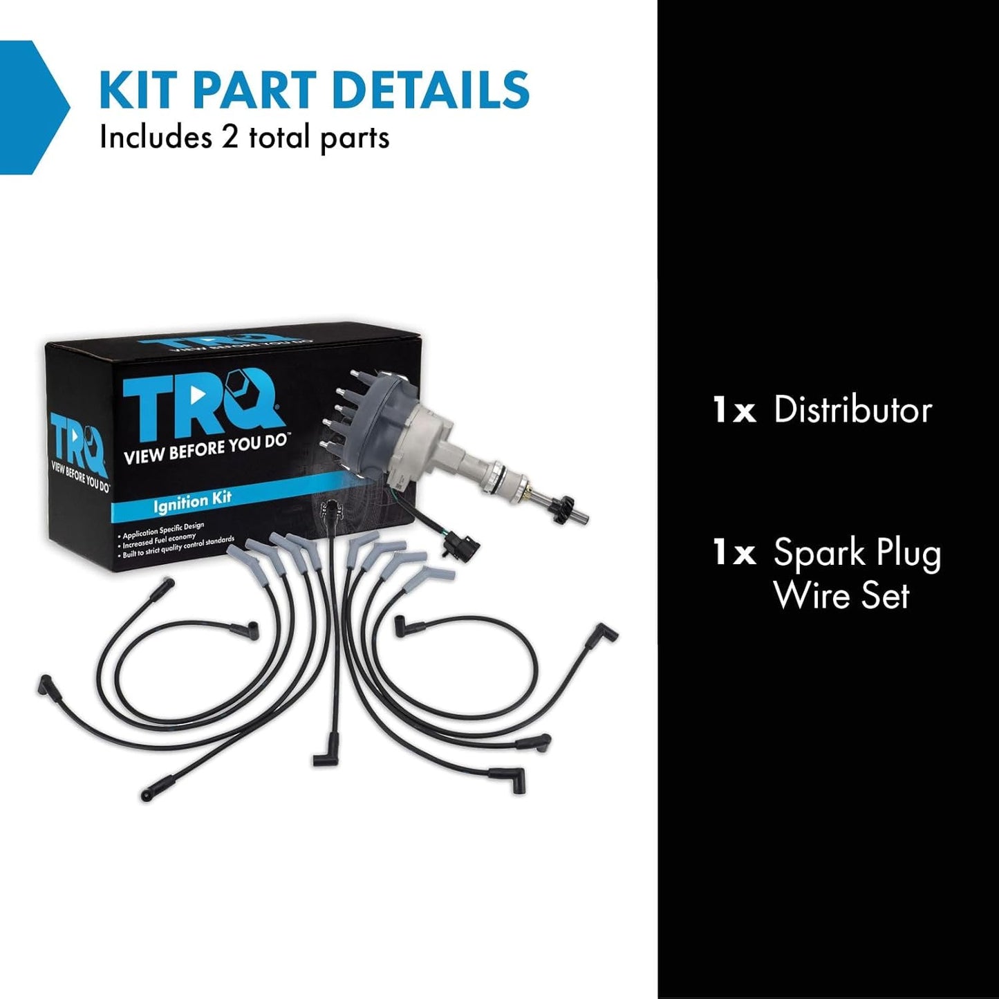 TRQ Ignition Kit Compatible with 1988-1991 Ford E-250 Econoline Club Wagon 1988-1996 E-350 Econoline 1992-1996 E-350 Econoline Club Wagon F-250 1988-1997 F-350