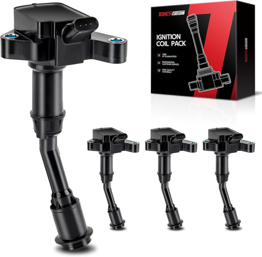 Torchbeam 4 Packs Ignition Coil UF735 Fit for Ford Escape 2017-2019 Fusion 2014-2020 1.5L L4 Replacement for UF735 C1848 DG554
