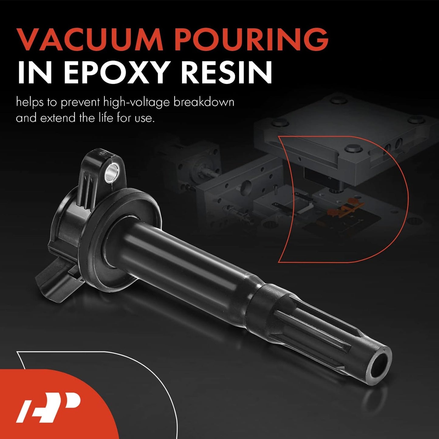 A-Premium Engine Ignition Coil Packs Compatible with Ford Fusion 2006-2012 Escape Mercury Mariner Milan Lincoln Zephyr Mazda Tribute V6 3.0L 6-PC Set