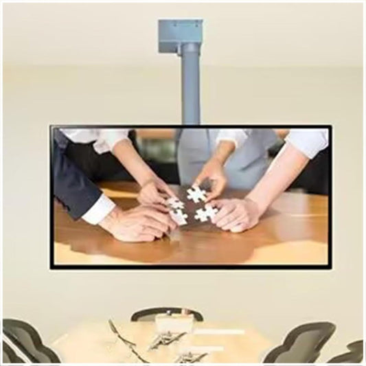 Adjustable Ceiling TV Mount Bracket - Electric TV Lift -with Remote Control,90° Flip Up, Fits 26-70 Inch LED Screen TVs(11.8inch)